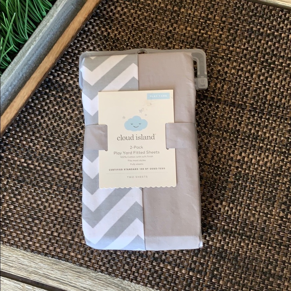 Cloud island - 2 pack play yard fitted sheets